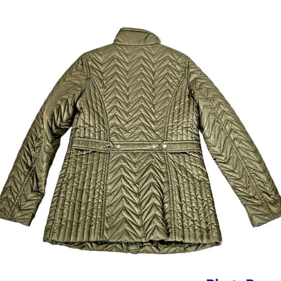 Via Spiga Sage Quilted Cargo Jacket New With Tags. - Picture 6 of 16